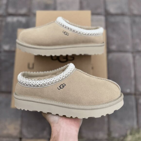 UGG Tasman Slippers Mustard Seed Suede 5955 Women's Size BRAND